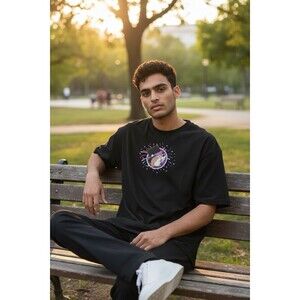 Buc-ees Happy New Year Beaver 2023 Glow in Dark Graphic T-shirt Unisex Size 3XL